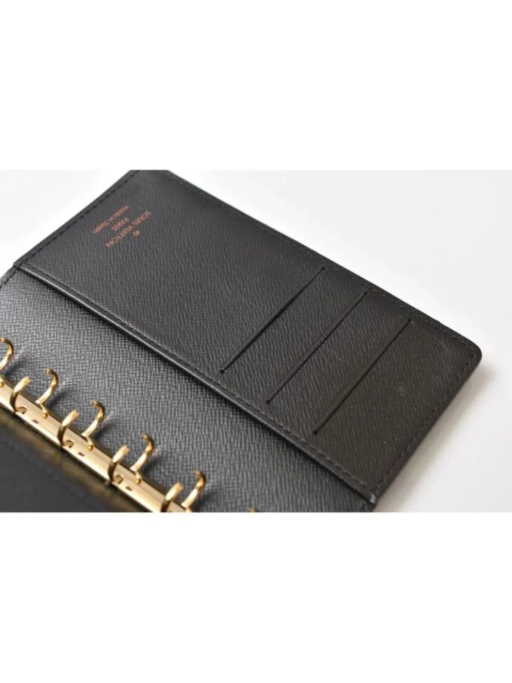 Louis Vuitton Notebook Cover Agenda PM Epi Black
